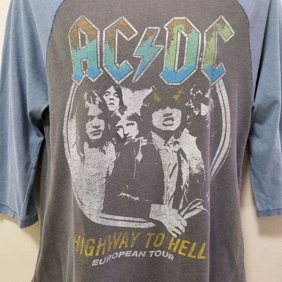 Junk Food AC/DC T-shirt Tee European Tour 1979 XS - Picture 3 of 12